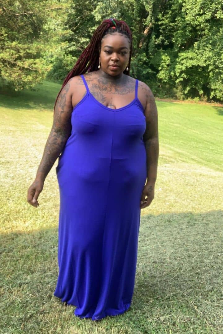 maxi shein plus size dresses clearance Dress With Pockets- Size:6 (Pre-Order - Ships Early August) dept 4 Plus Size Maxi Dress
