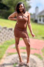 Cargar imagen en el visor de la galería, Ribbed One Shoulder Dress