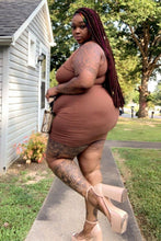 Load image into Gallery viewer, Ribbed One Shoulder Dress- Plus