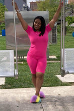 Load image into Gallery viewer, Tia Biker Short Set