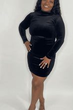 Load image into Gallery viewer, Amor velour dress