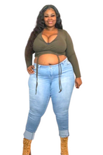 Load image into Gallery viewer, Ribbed Adjustable Top- (PLUS)