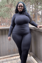 Load image into Gallery viewer, Turtleneck Legging Set- (PLUS)