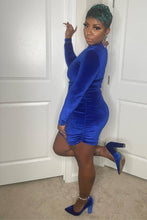 Load image into Gallery viewer, Amor velour dress