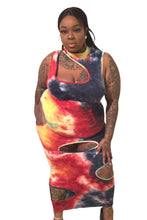Load image into Gallery viewer, We Outside Tie-dye Dress (PLUS)