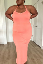 Load image into Gallery viewer, Static maxi dress- (PLUS)