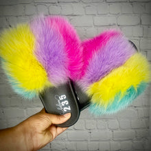 Load image into Gallery viewer, Sorbet Fur slides- Adult size (Full coverage)
