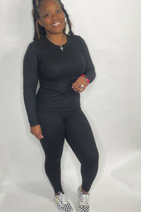 chill vibes leggings set