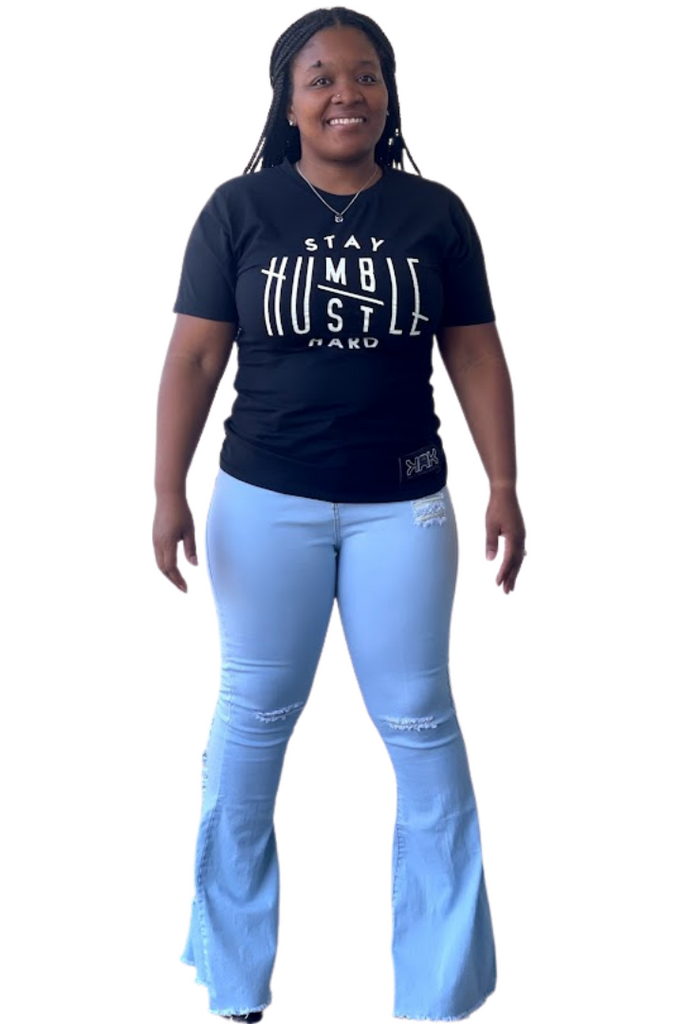 Plus size sales bell bottom jeans