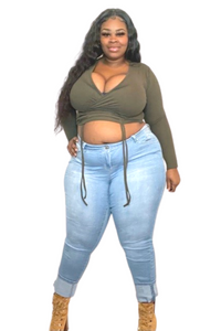Ribbed Adjustable Top- (PLUS)