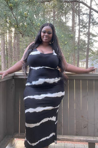 The motions maxi dress- (PLUS)