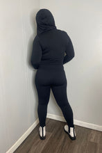 將圖片載入圖庫檢視器 Zipper hoodie leggings set (One Size Fits Most sizes 2-22)
